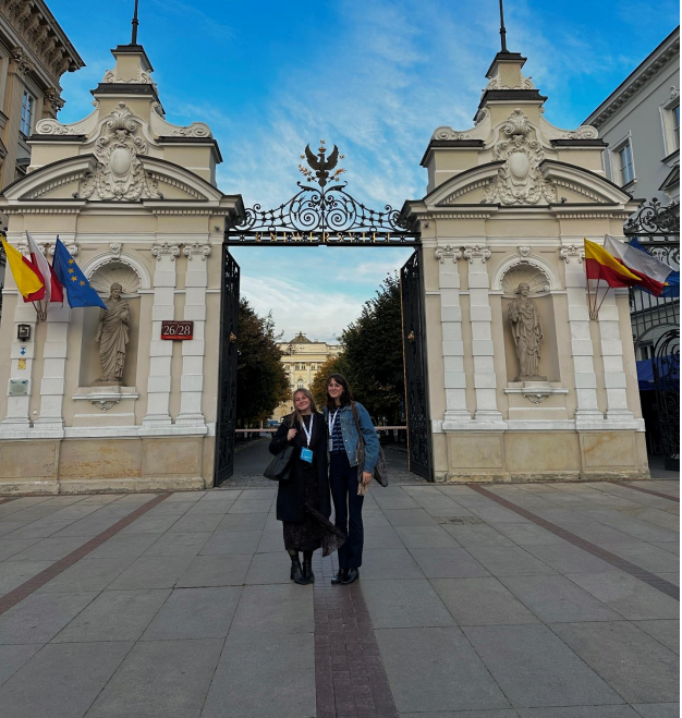 Students at Human Rights symposium in Poland